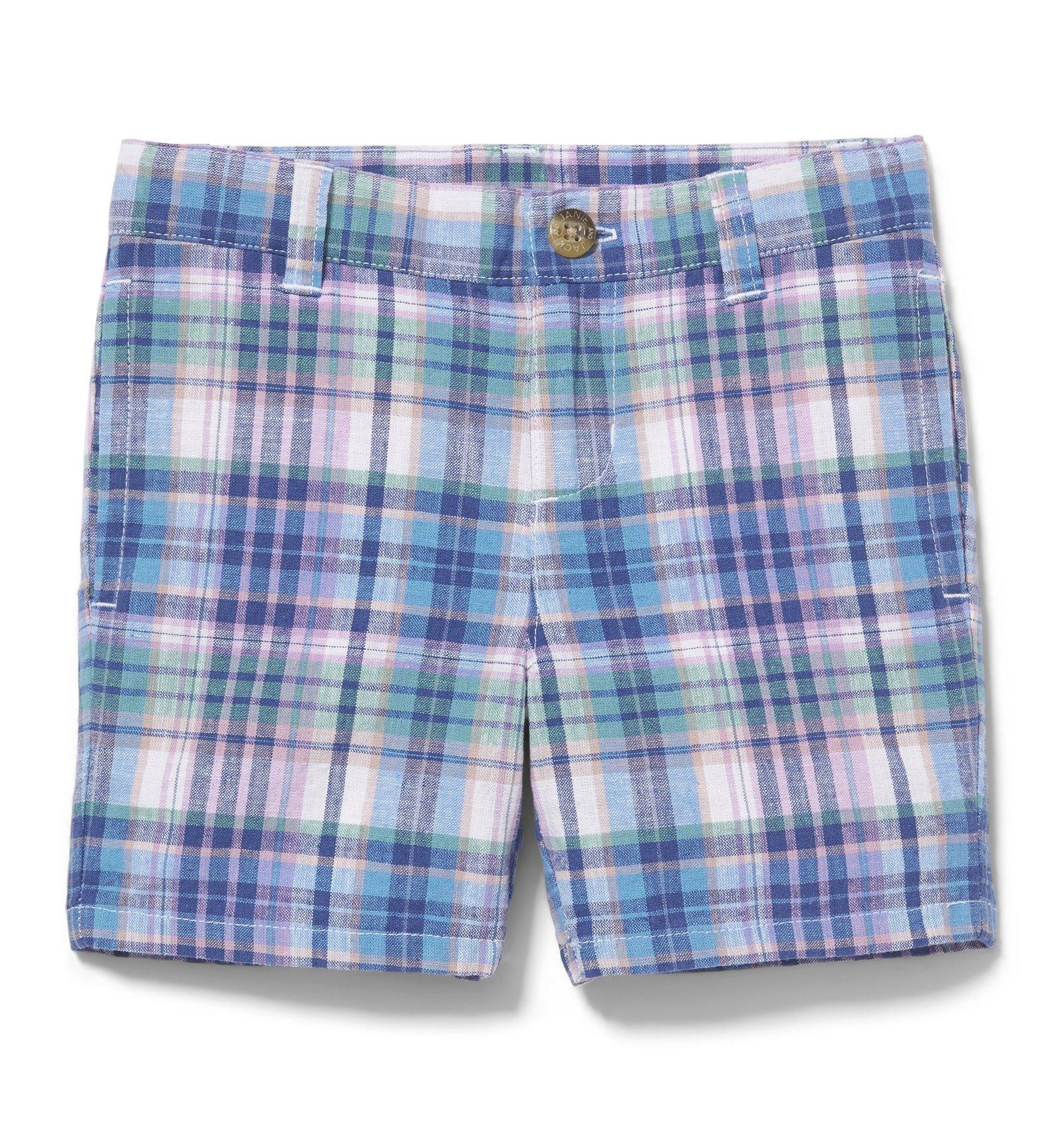 Plaid Linen Short image number 0