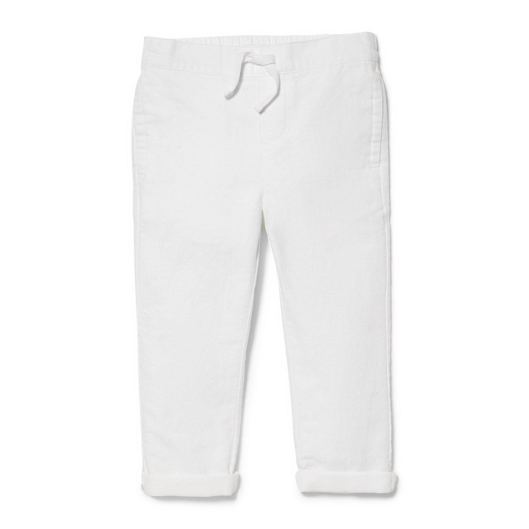 Rolled Cuff Linen Pant