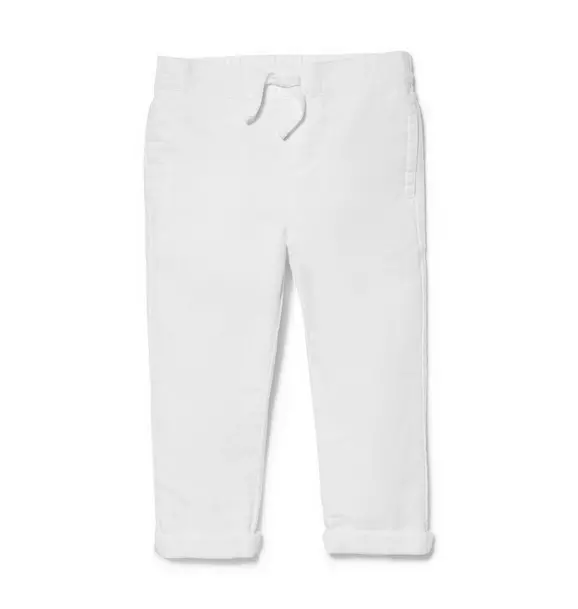 Rolled Cuff Linen Pant image number 0