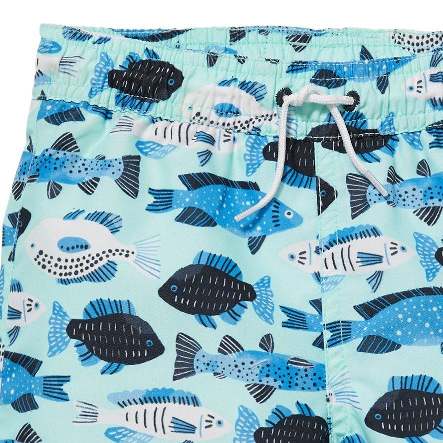 Fish Print Swim Short image number 2