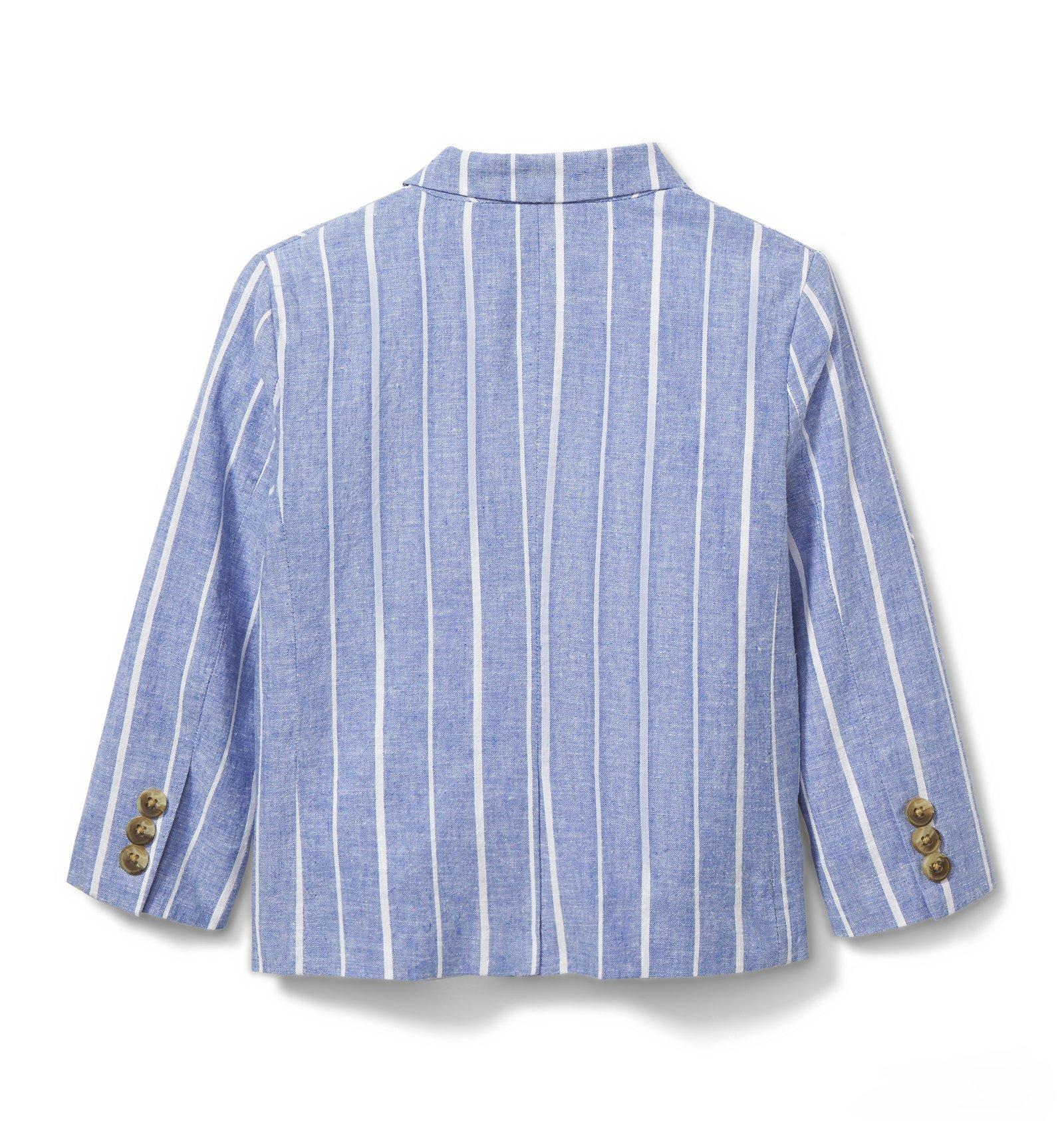 Striped Linen Blazer image number 2