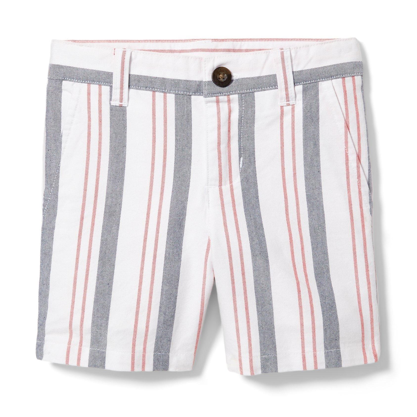 Striped Oxford Short image number 0
