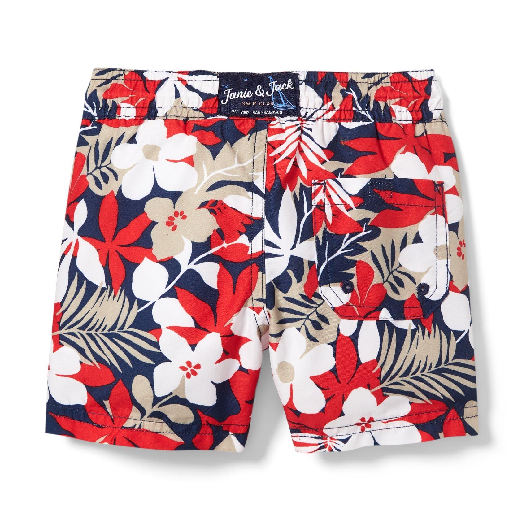 Hibiscus Print Swim Short image number 1