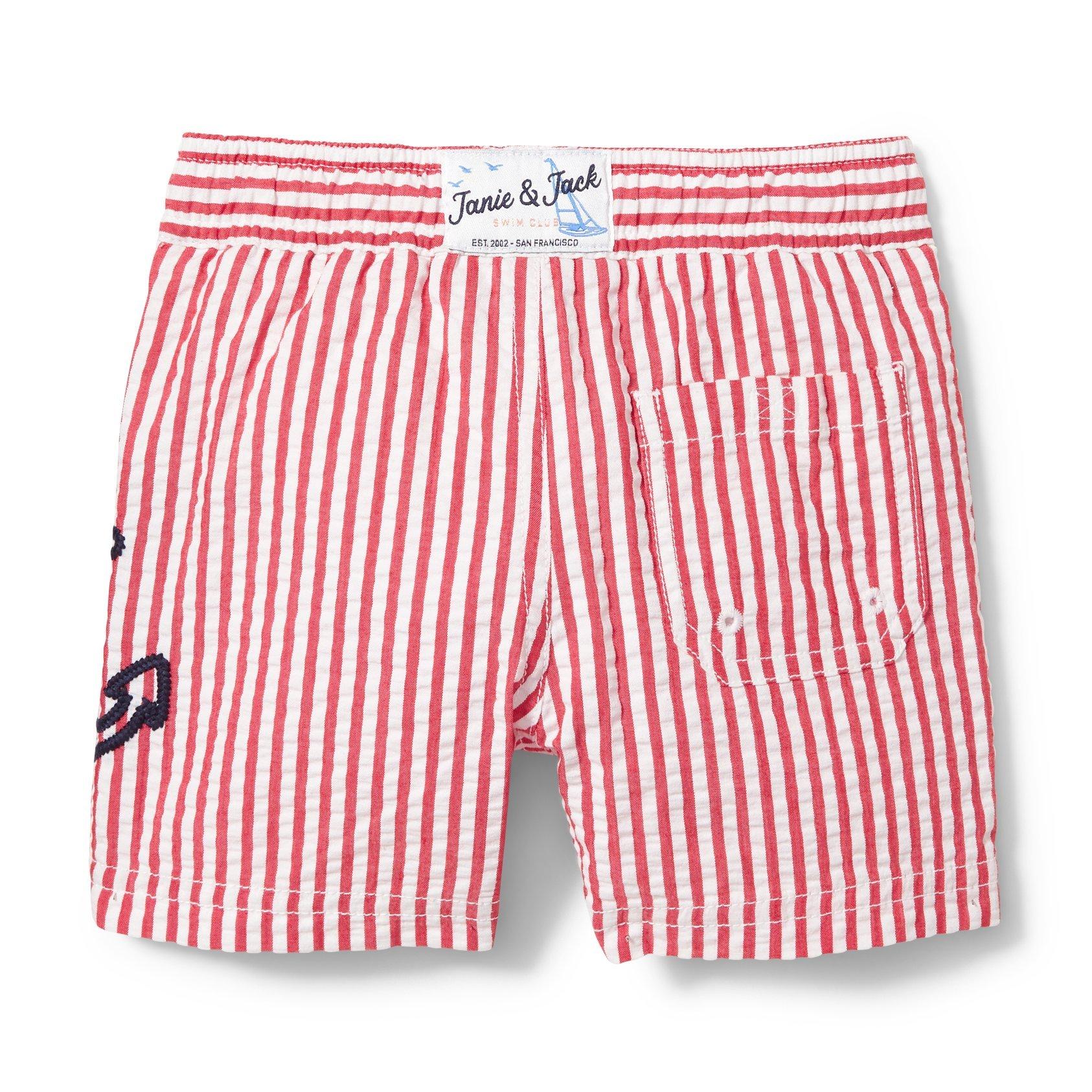 Anchor Striped Swim Short image number 1