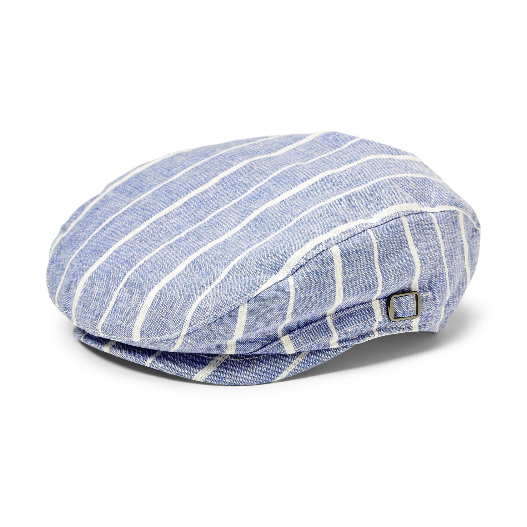 Striped Newsboy Cap