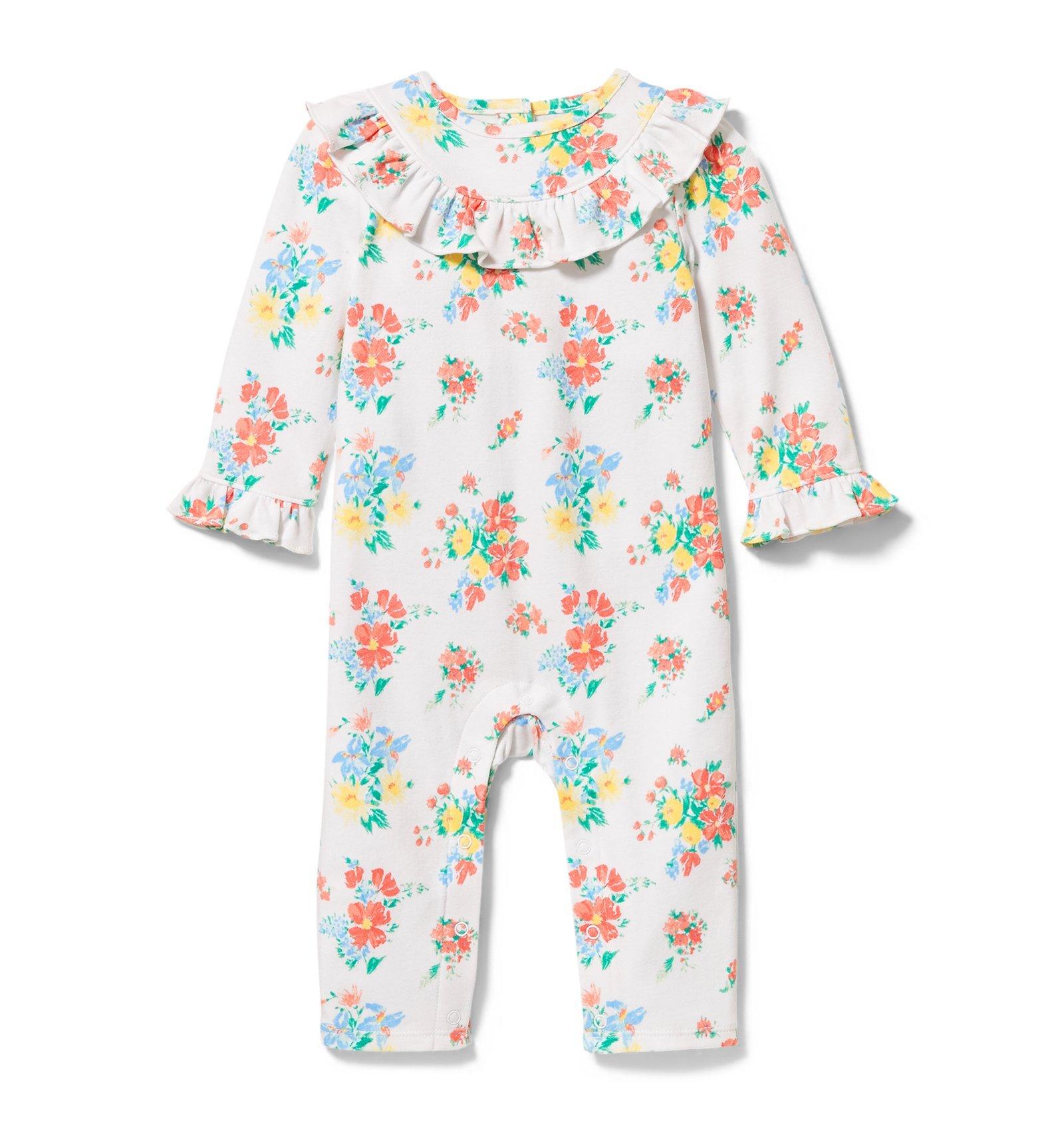 Floral Ruffle 1-Piece image number 0