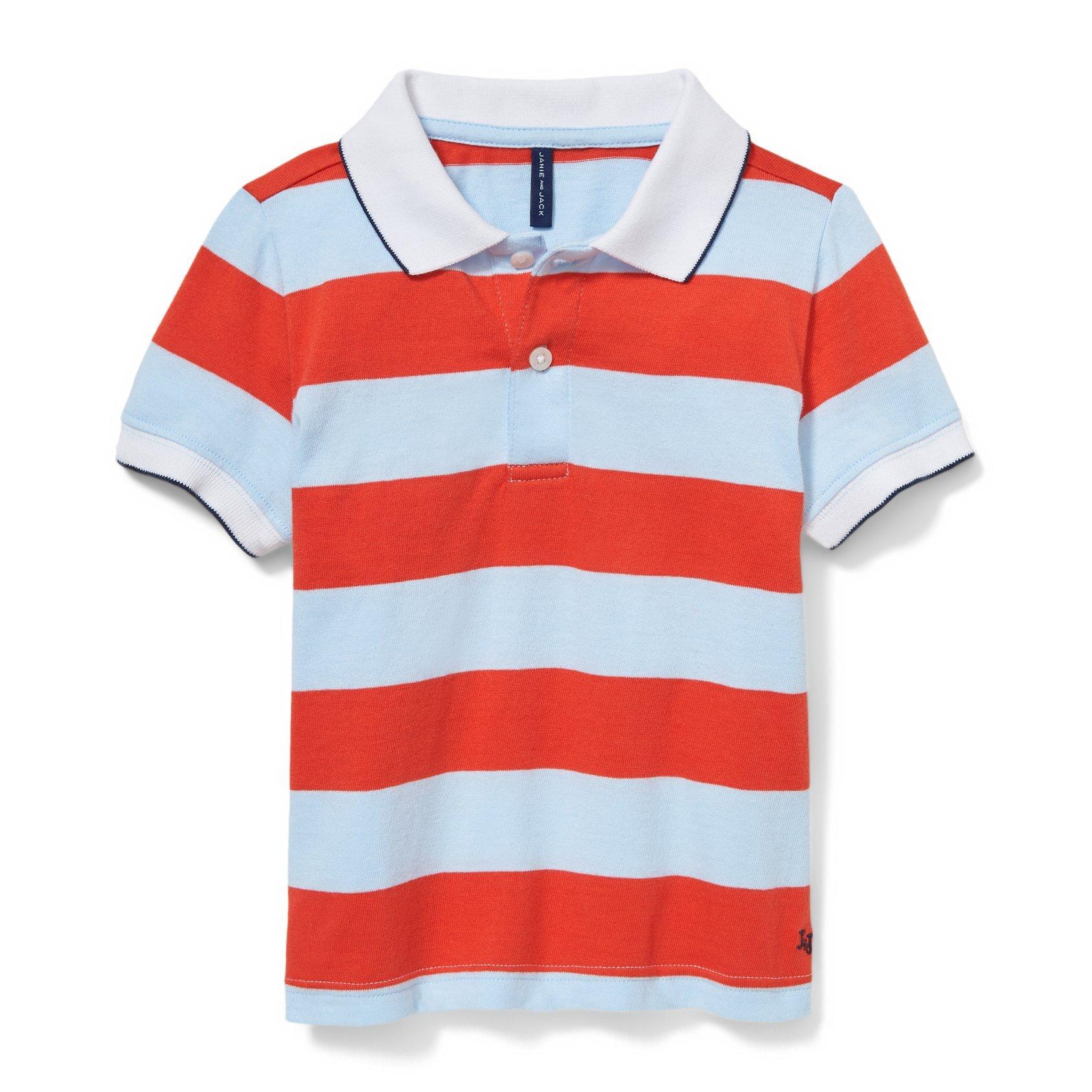 Striped Rugby Polo image number 0