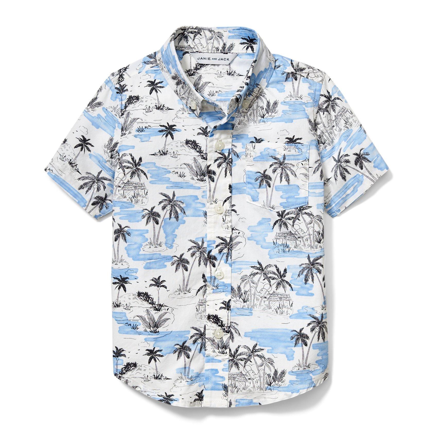 Palm Print Shirt