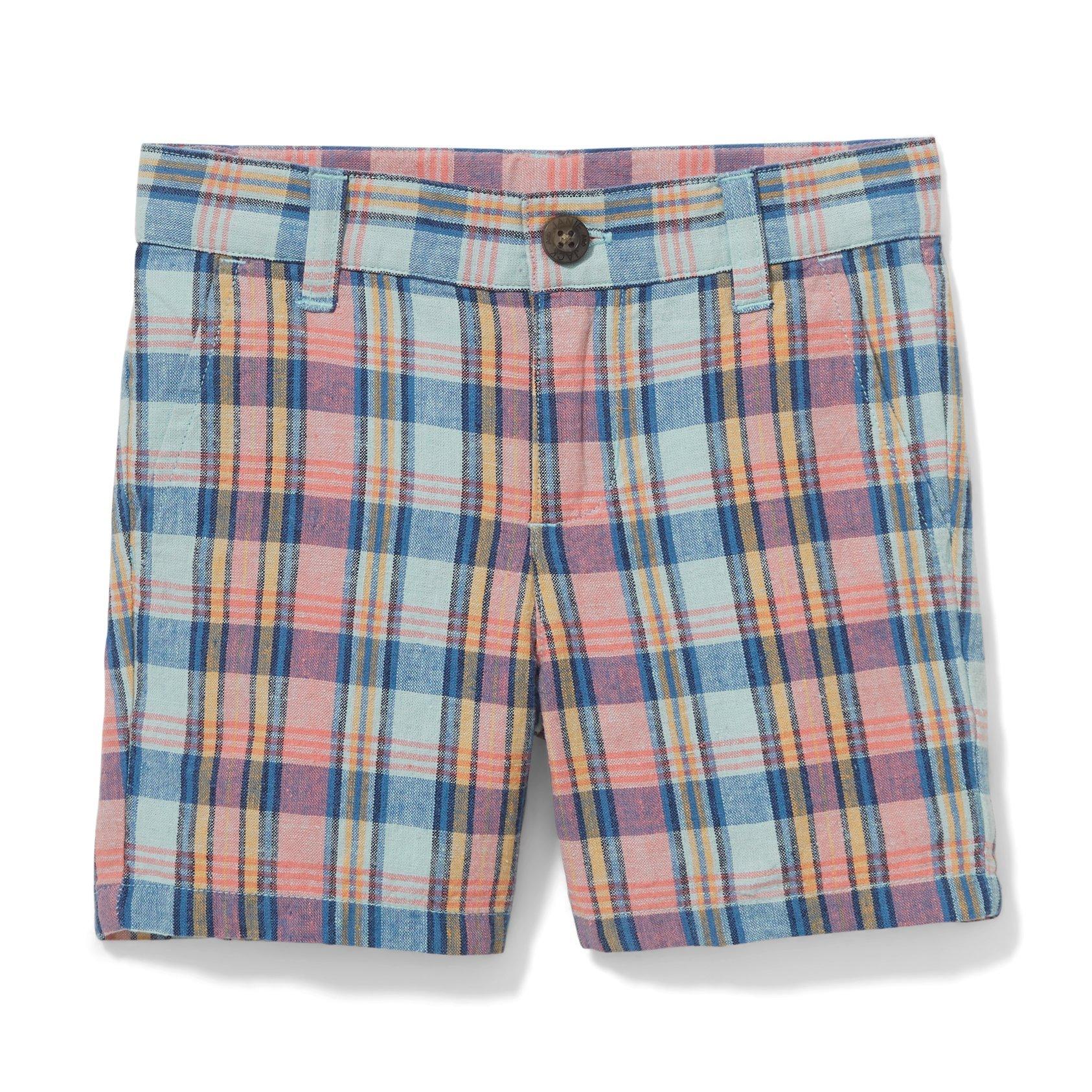 Plaid Linen Short image number 0