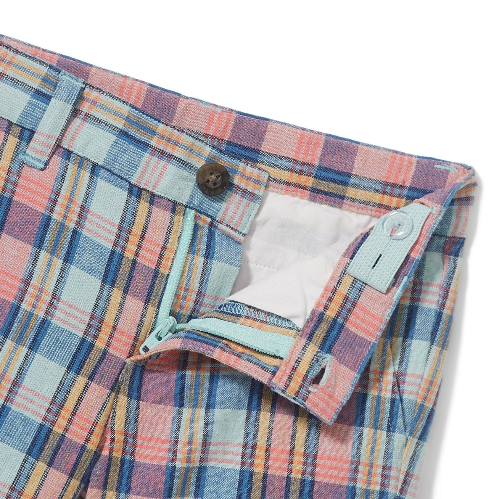 Plaid Linen Short image number 2