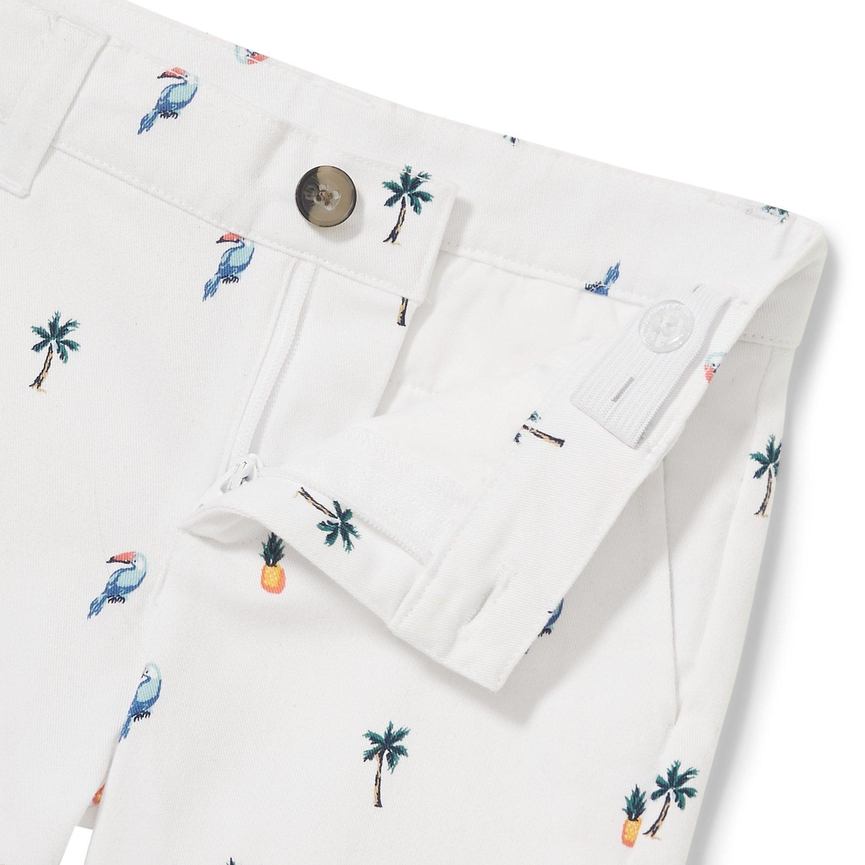 Tropical Print Twill Short image number 2