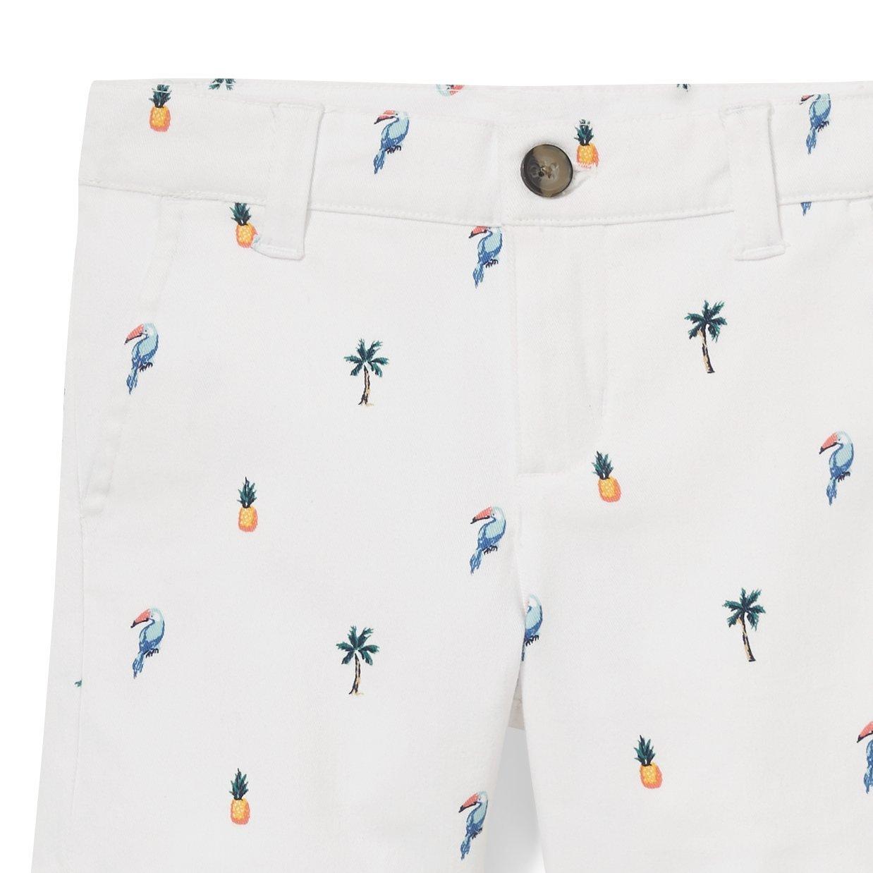 Tropical Print Twill Short image number 3