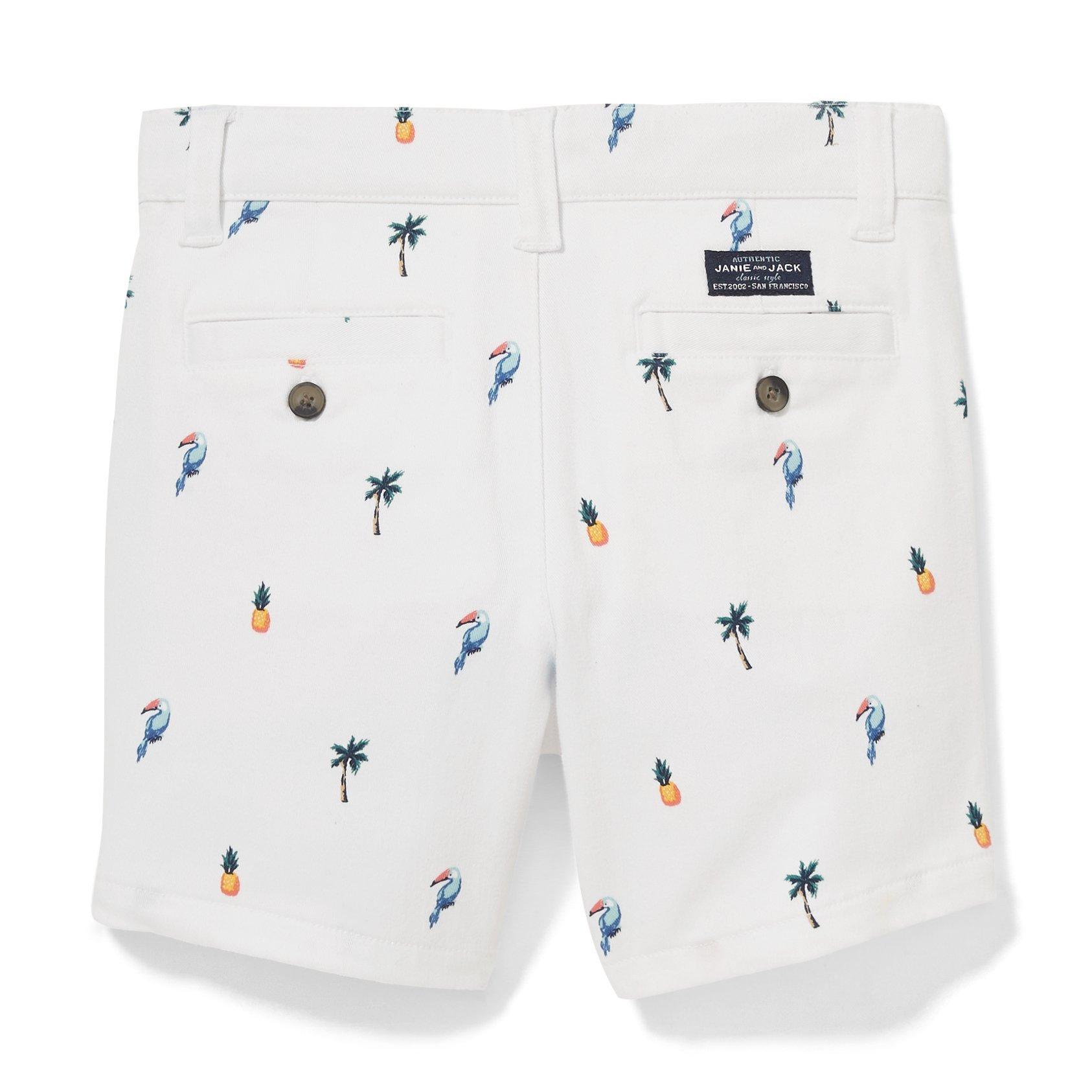 Tropical Print Twill Short image number 1