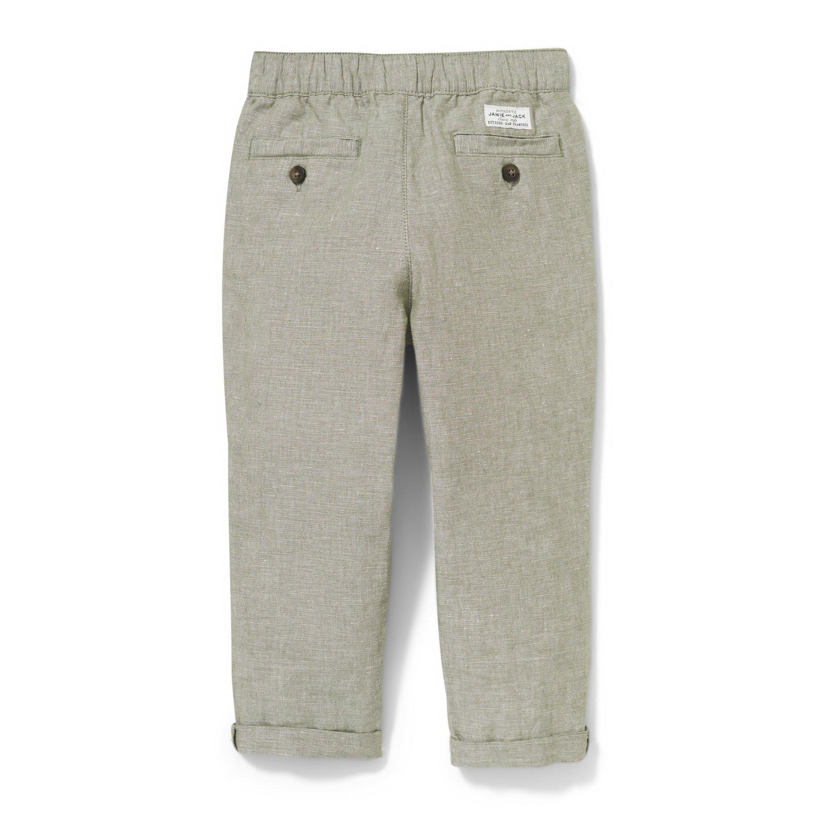 Rolled Cuff Linen Pant image number 2