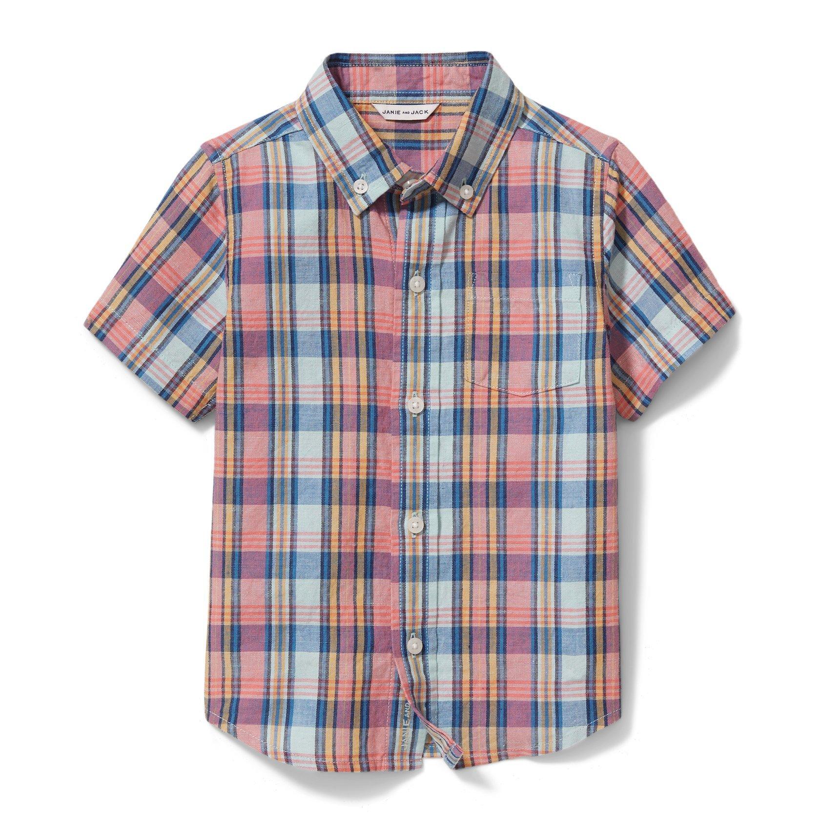 Plaid Linen Shirt image number 0