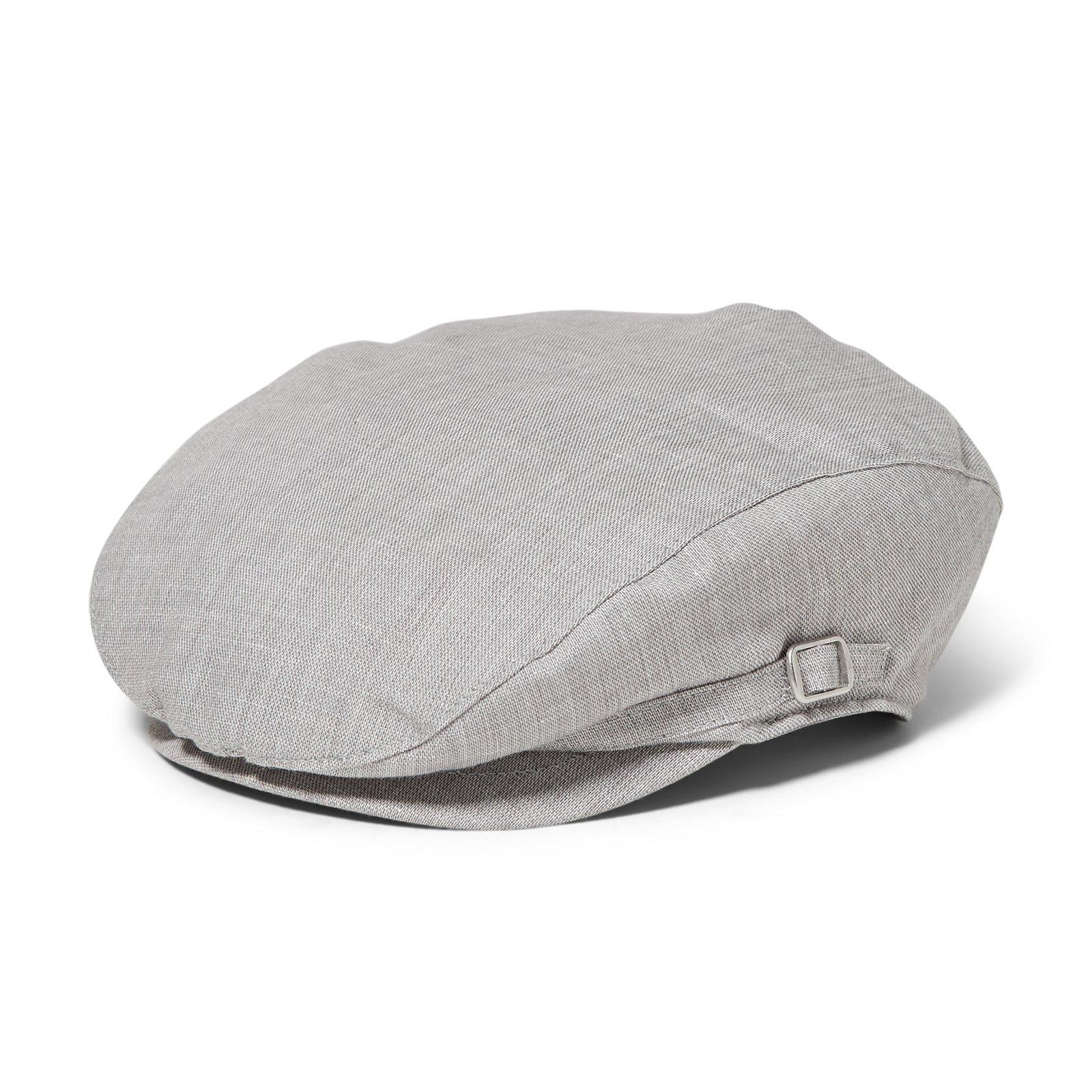 Linen Newsboy Cap image number 0