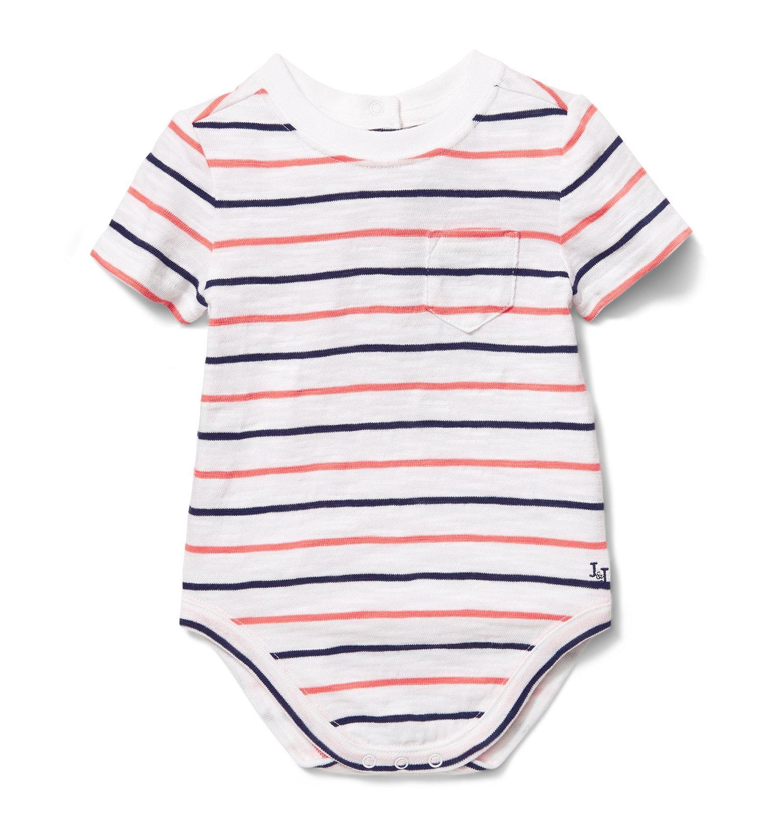 Stripe Slub Pocket Bodysuit