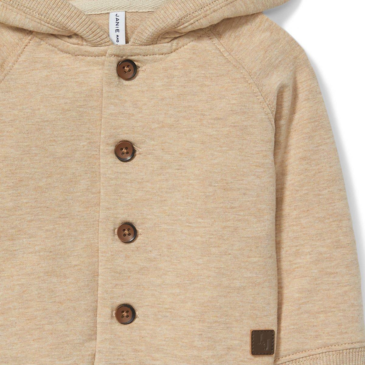 Wood Button Hoodie image number 1