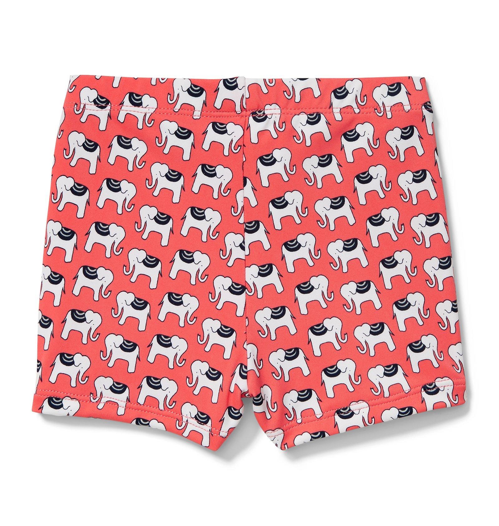 Elephant Print Swim Trunk image number 1