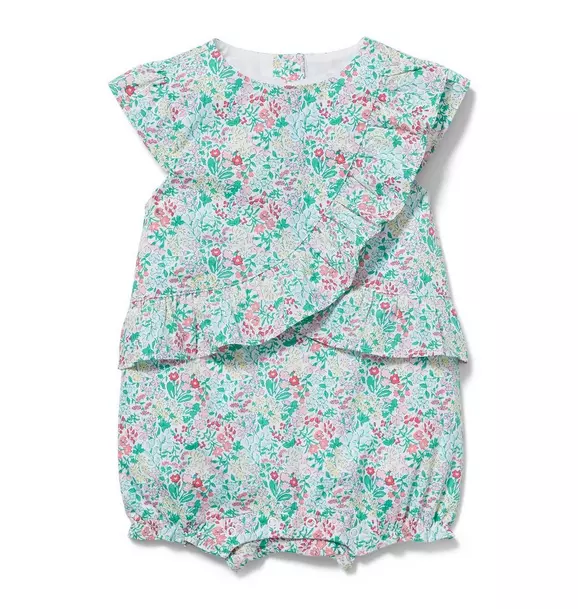 Baby Mini Floral Ruffle Romper image number 0