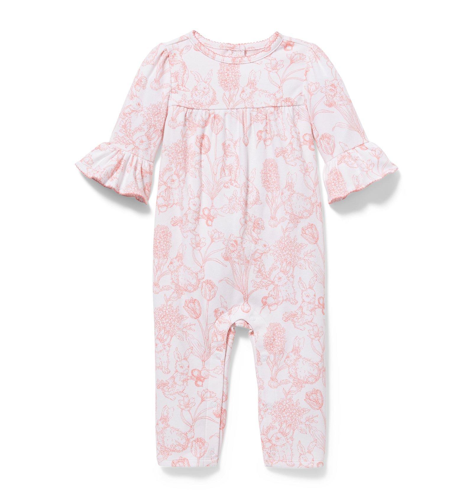 Rabbit Toile Print 1-Piece image number 0