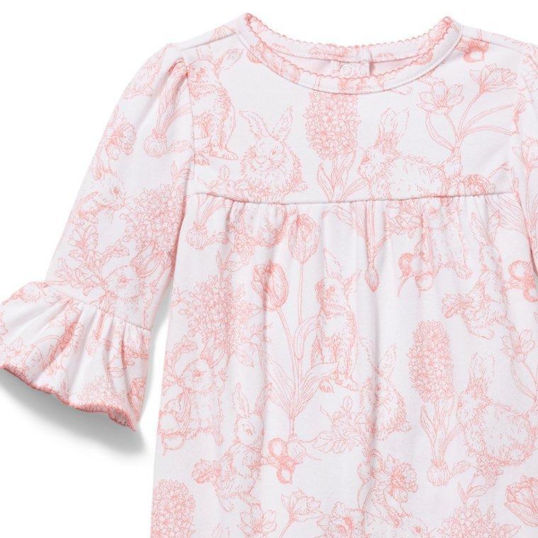 Rabbit Toile Print 1-Piece image number 1