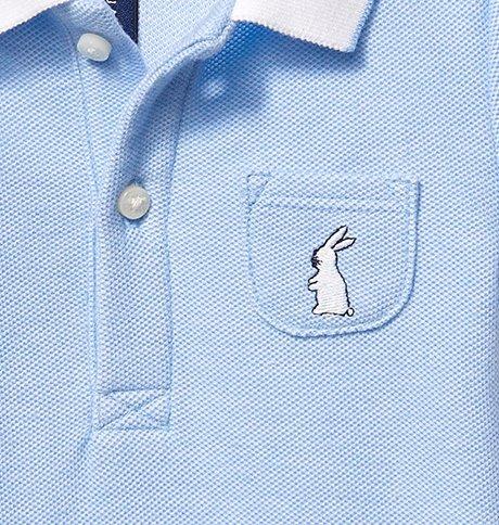 Rabbit Pique Polo Bodysuit image number 2