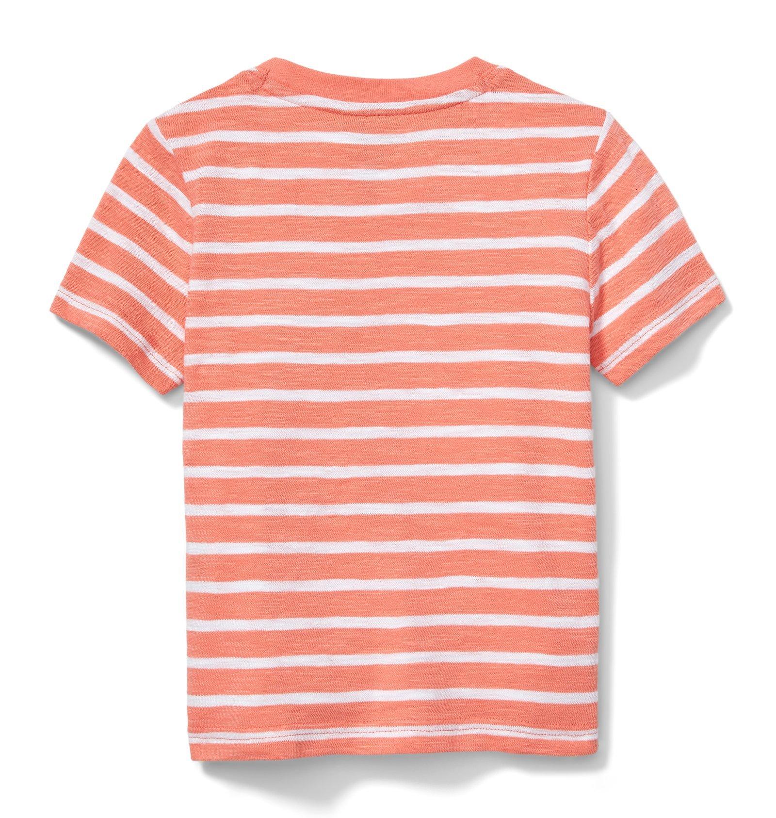 Striped Slub Pocket Tee image number 1