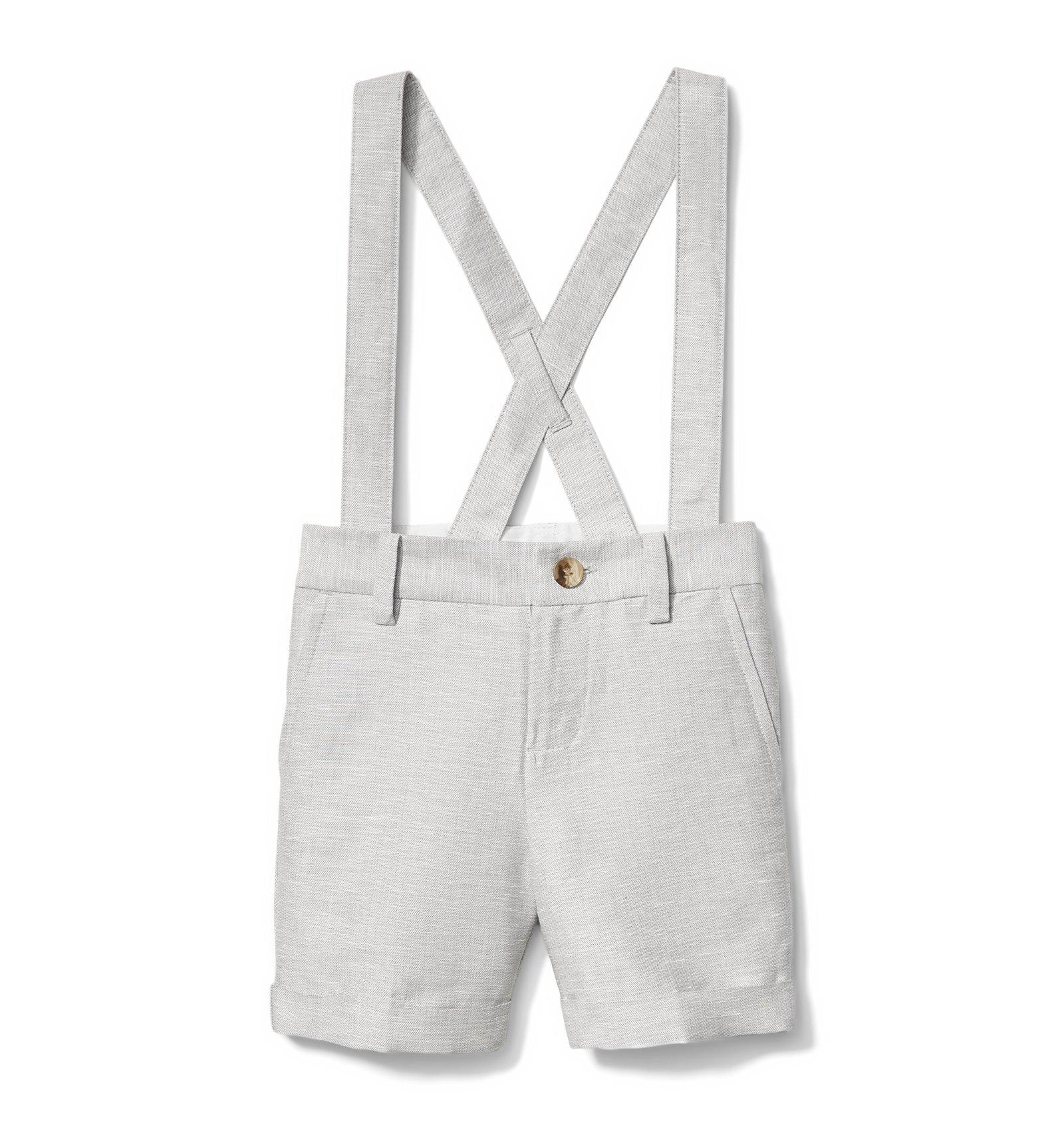 Linen Suspender Short image number 0