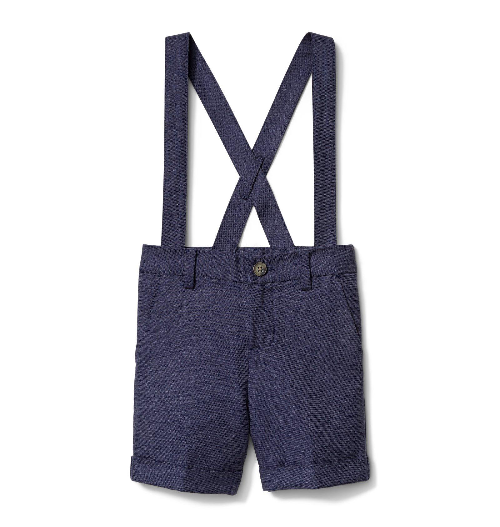 Linen Suspender Short image number 0