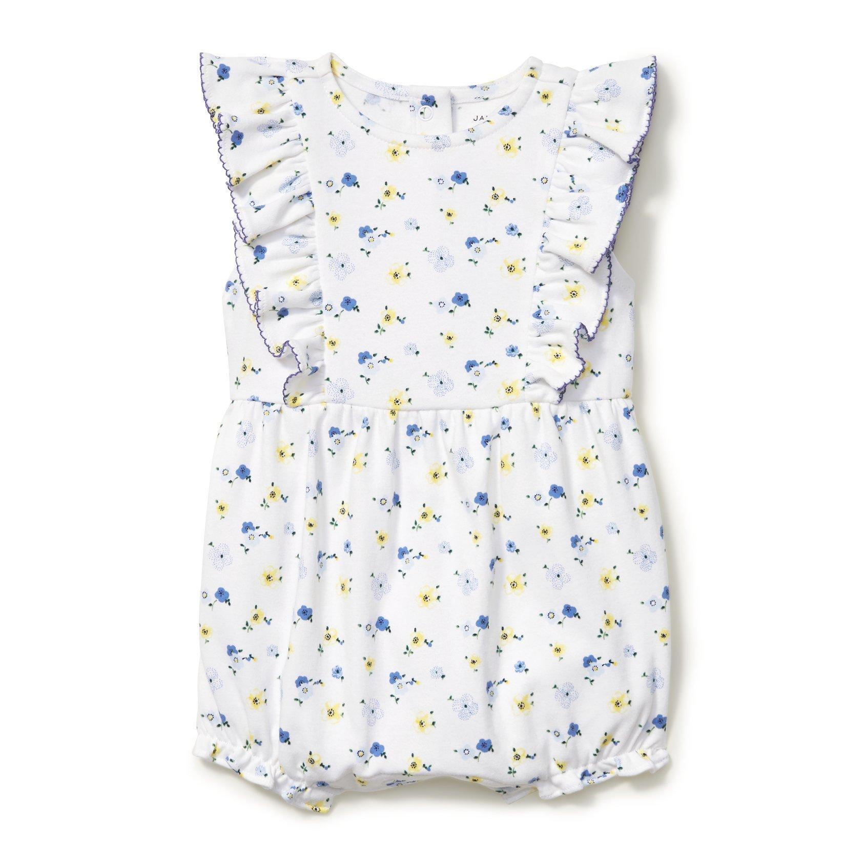 Baby Floral Print Romper image number 0