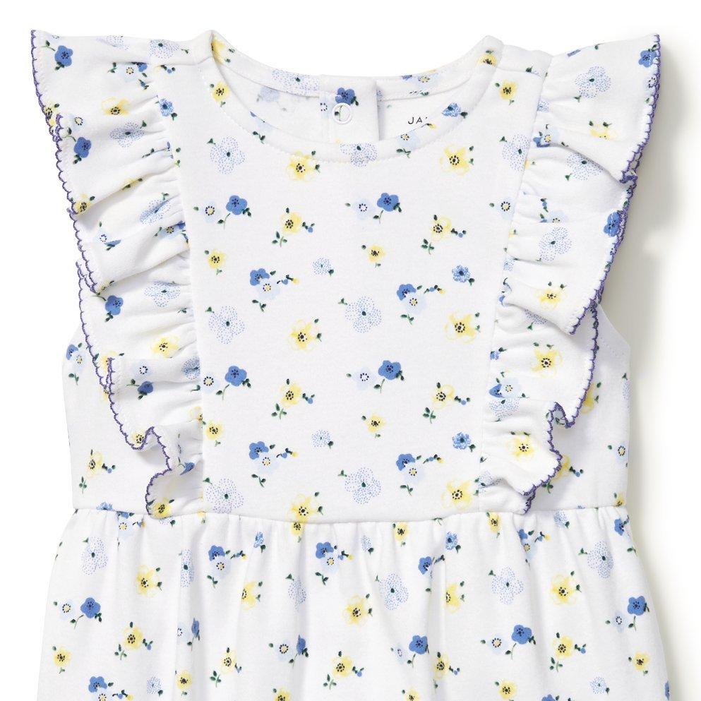 Baby Floral Print Romper image number 2