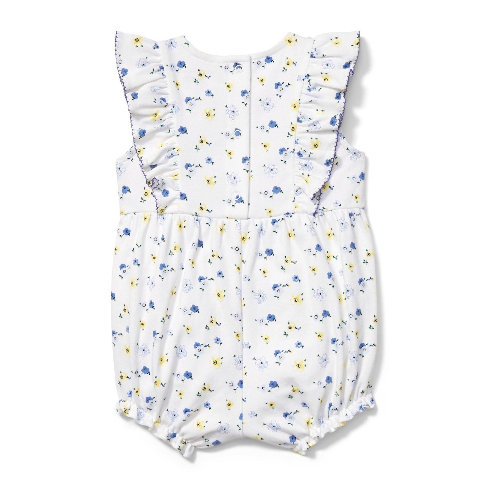 Baby Floral Print Romper image number 1