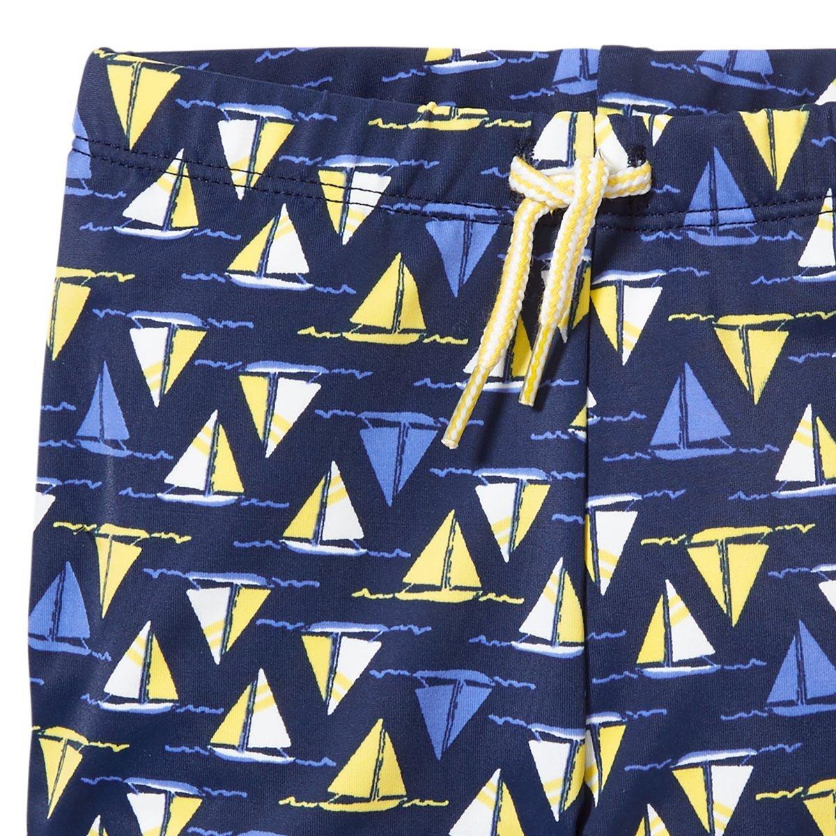 Sailboat Print Swim Trunk image number 2