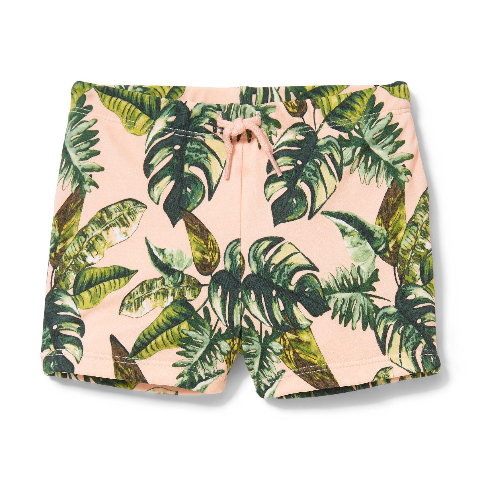 Palm Print Swim Shorts image number 0