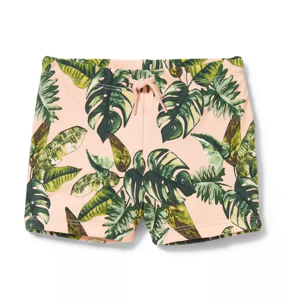 Palm Print Swim Shorts image number 0