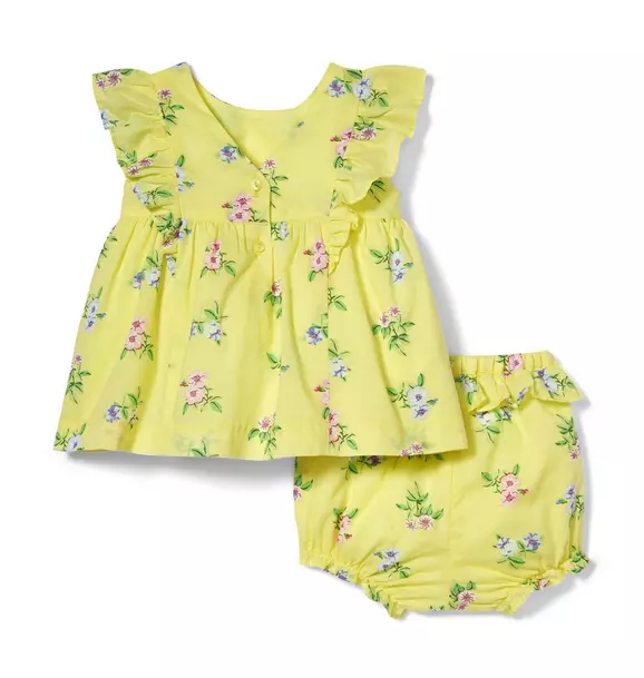 Floral Ruffle Matching Set image number 1