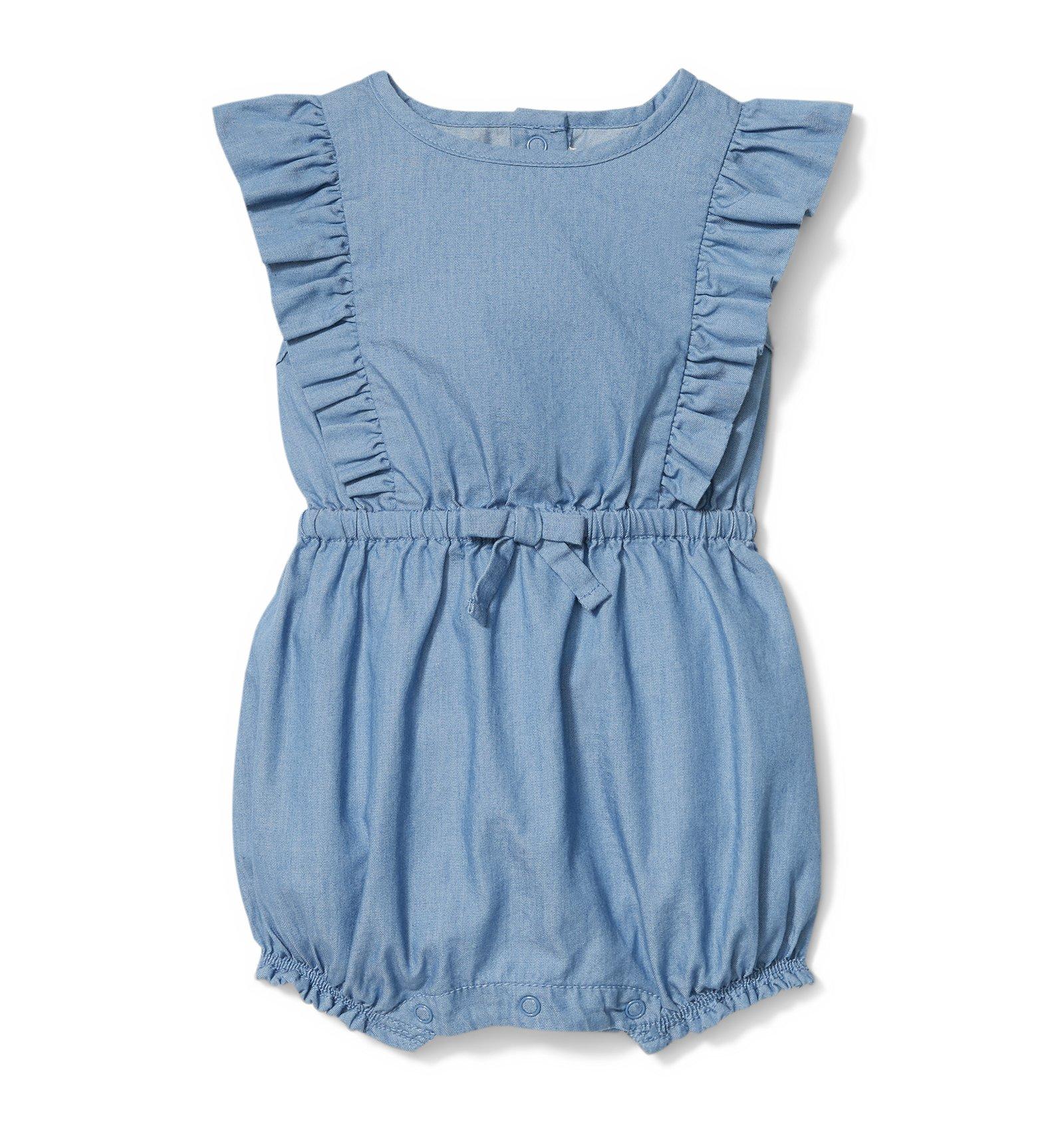 Ruffle Chambray 1-Piece image number 0