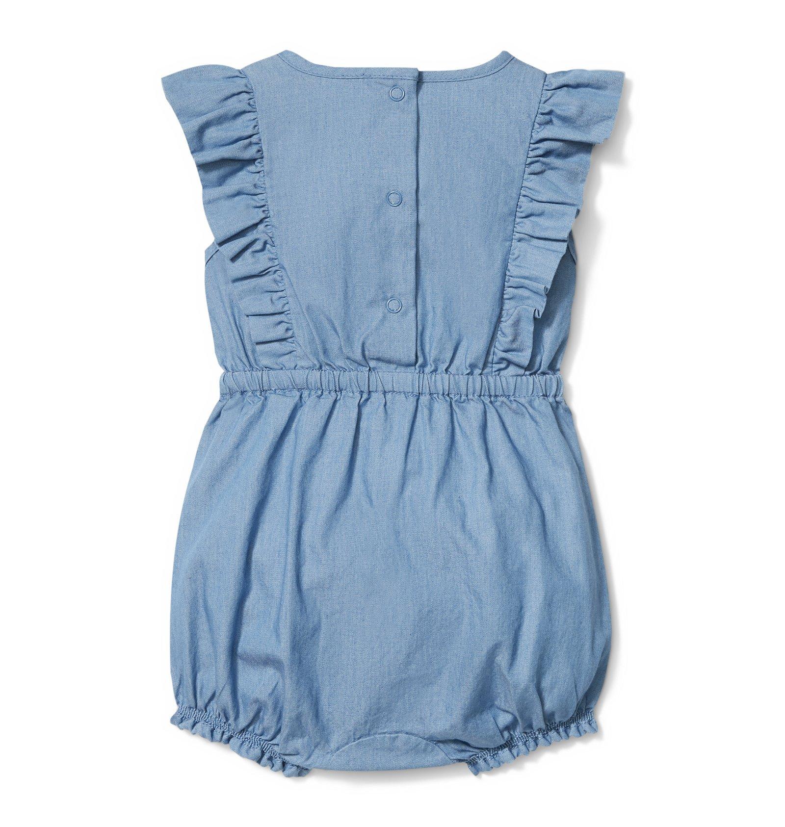 Ruffle Chambray 1-Piece image number 1