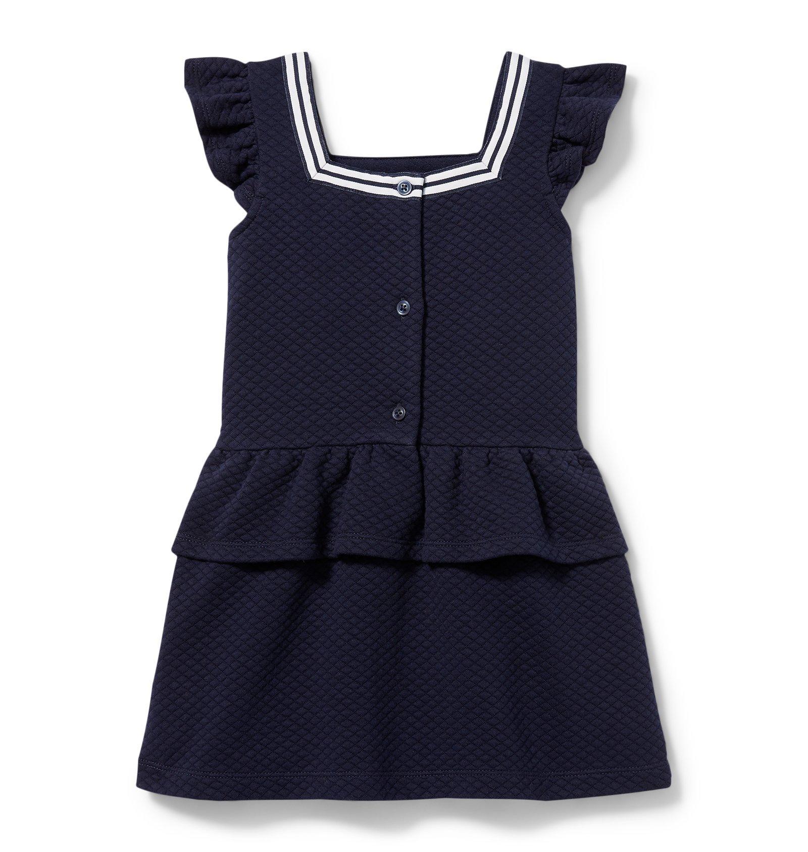 Quilted Peplum Dress image number 1
