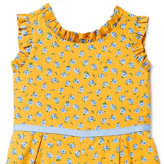 Floral Ruffle Trim Jumpsuit image number 3