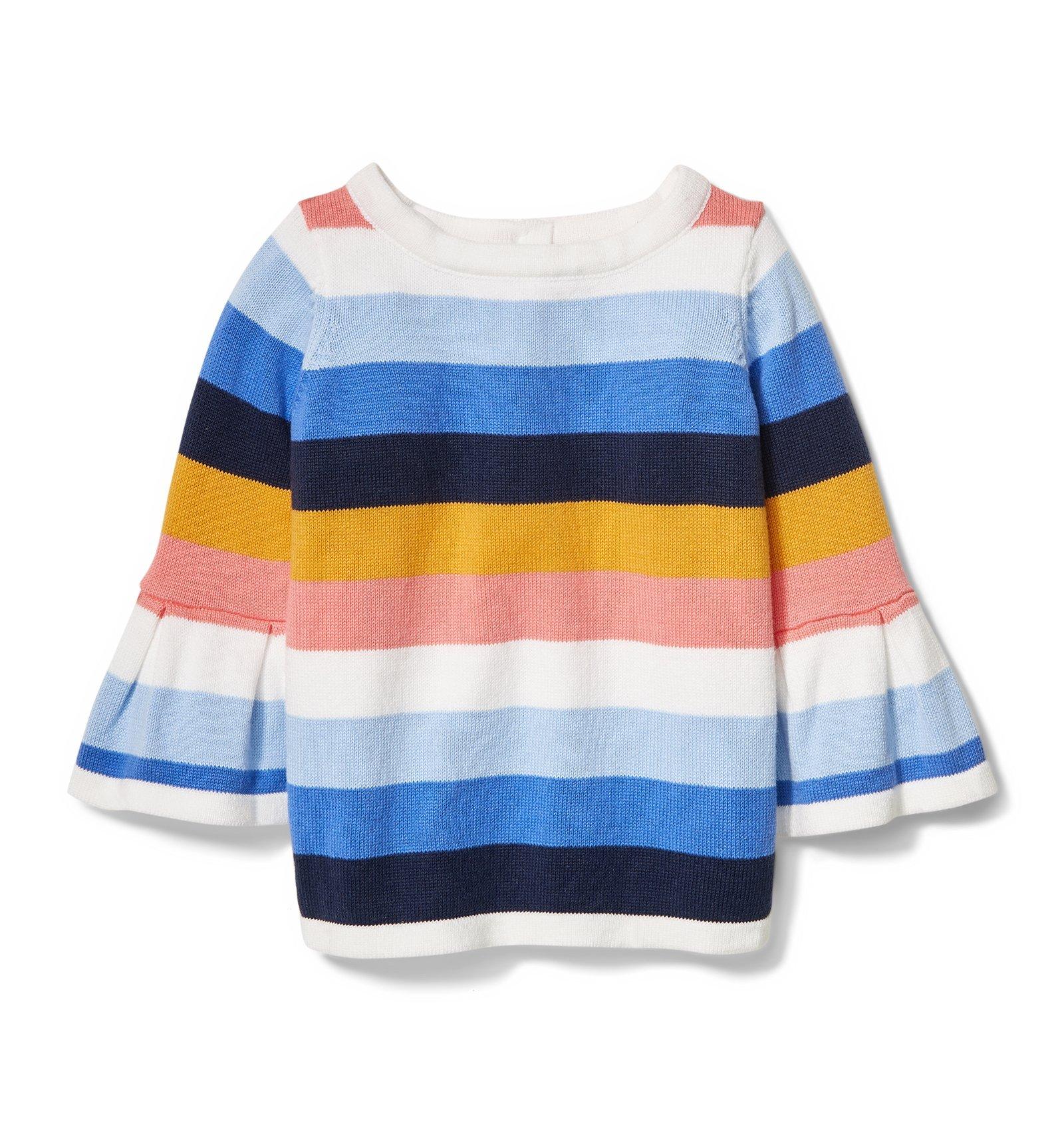 Stripe Bell Sleeve Sweater image number 0
