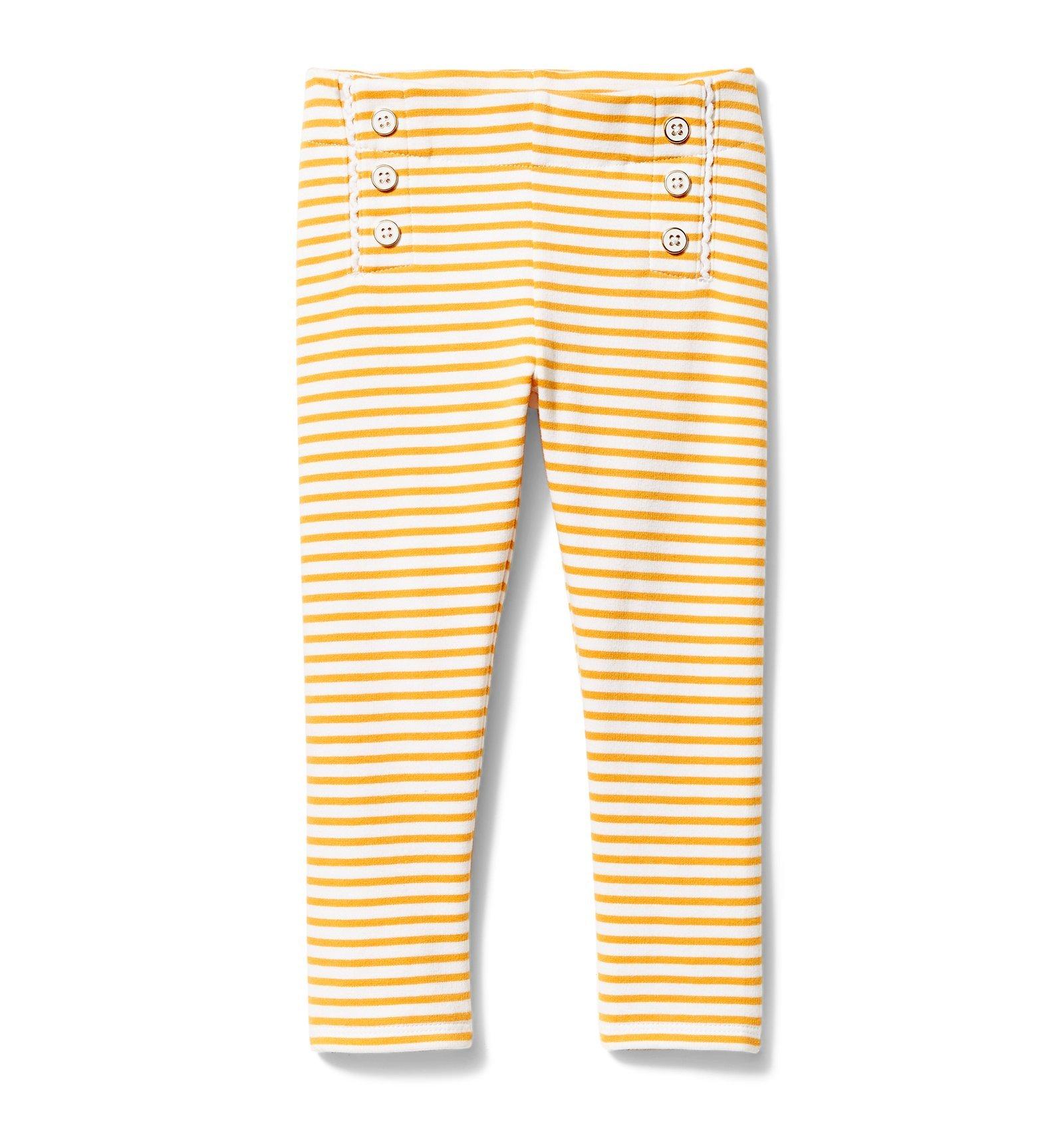 Stripe Button Front Ponte Pant image number 0