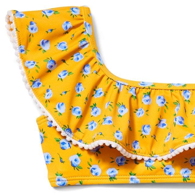 Floral Ruffle 2-Piece Swim Suit image number 2