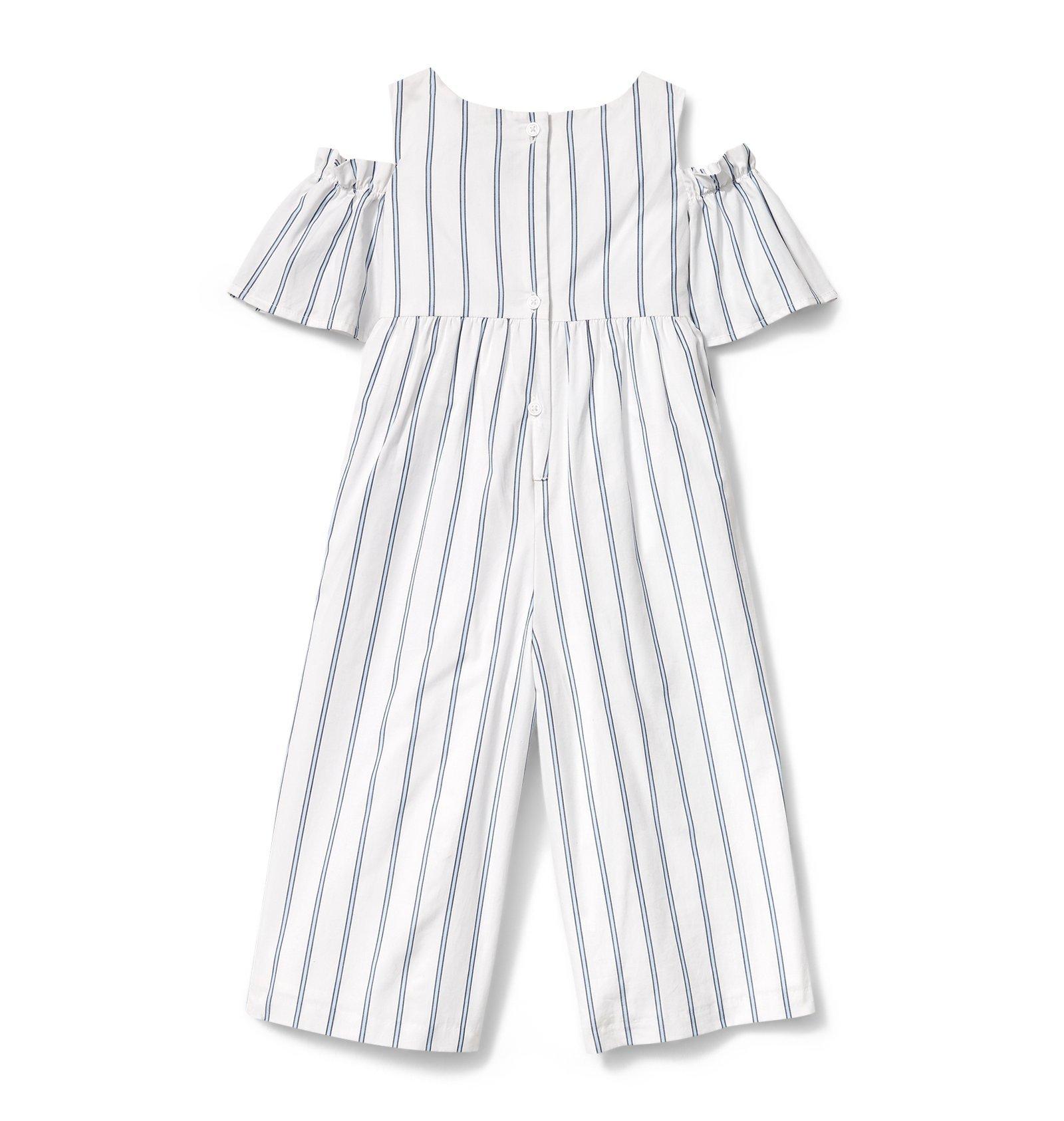 Cold Shoulder Stripe Jumpsuit image number 1