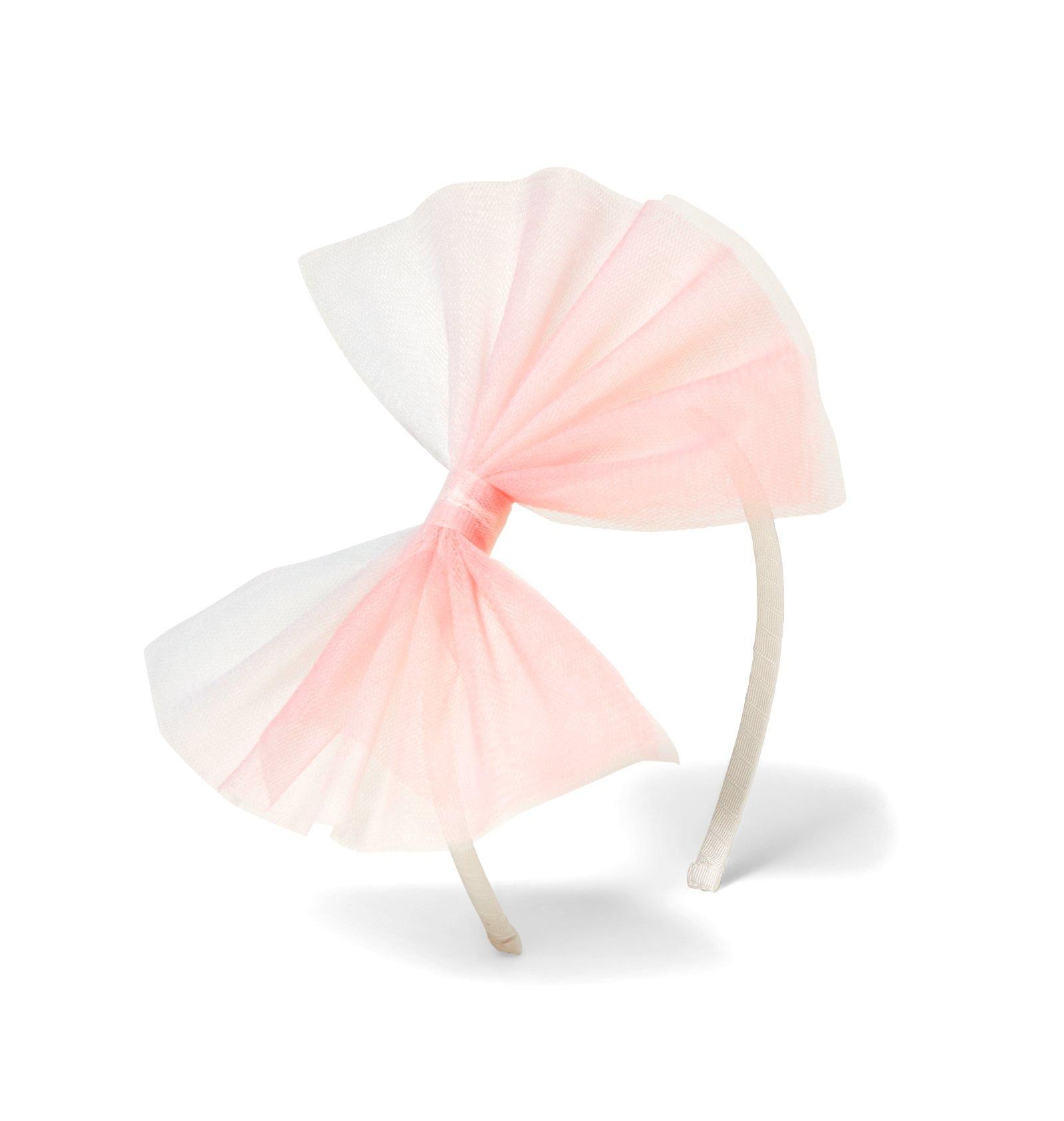 Rainbow Tulle Bow Headband image number 0