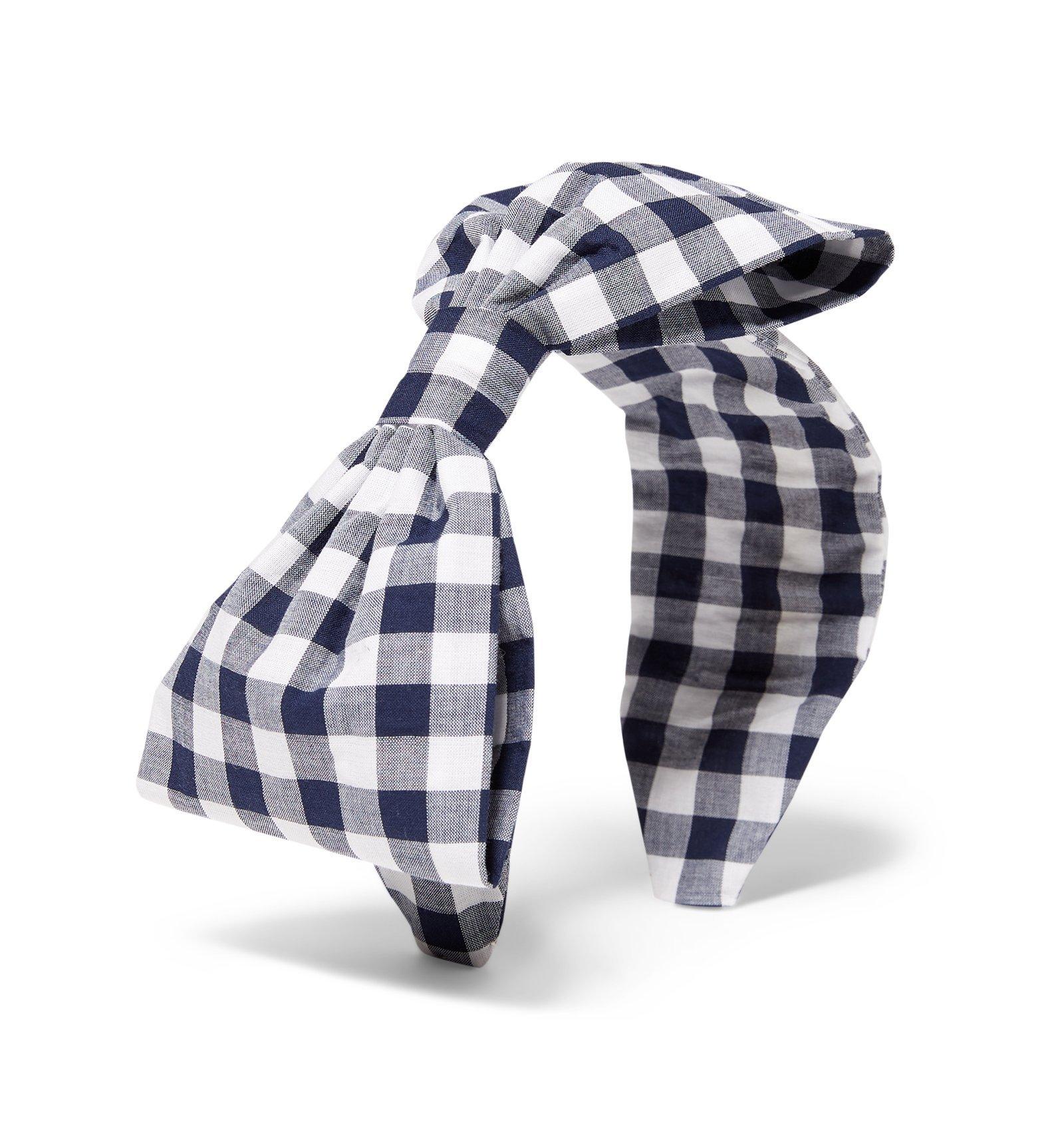 Gingham Bow Headband image number 0