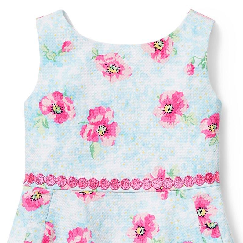 Floral Pique Dress image number 3