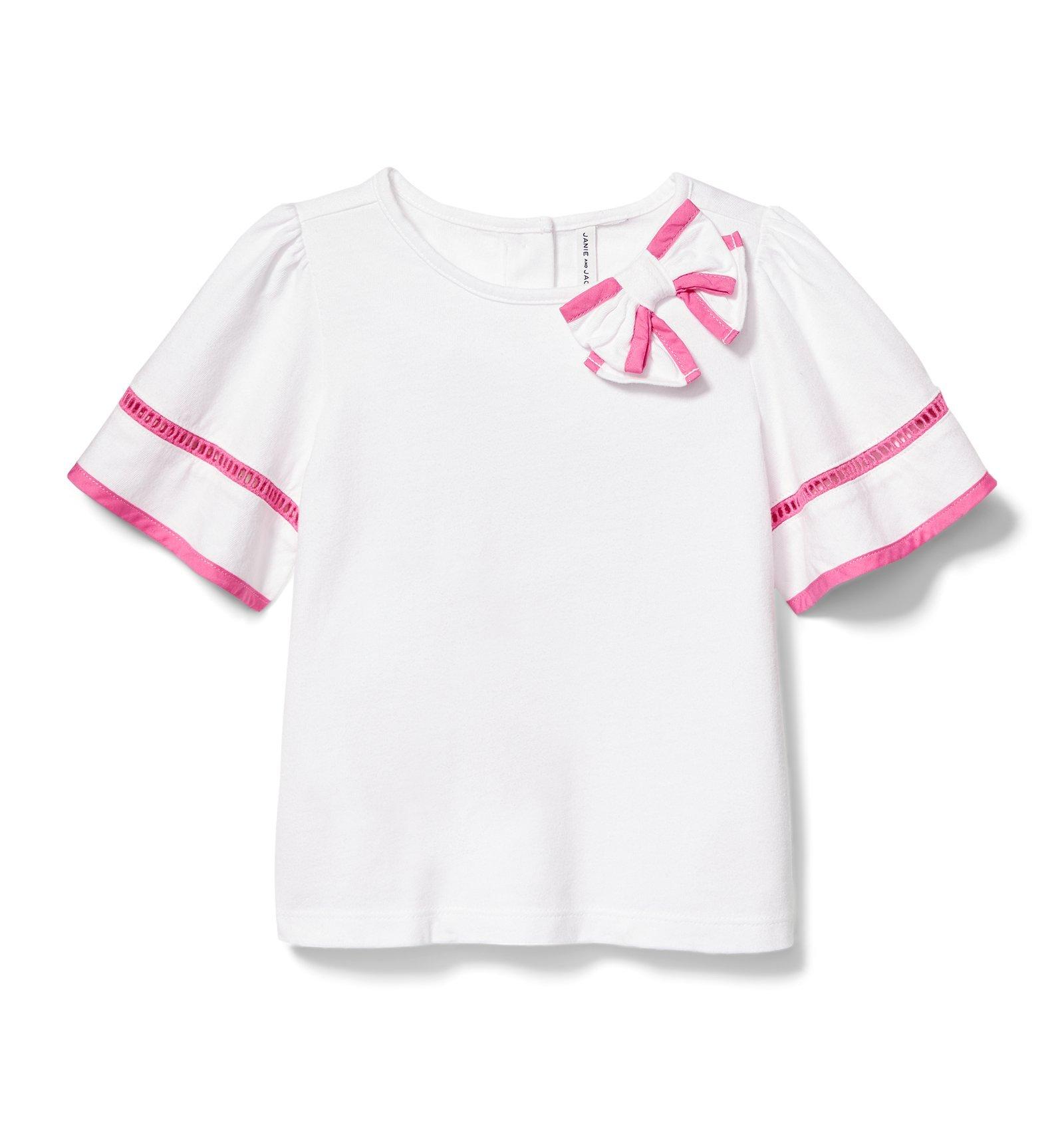 Oversized Bow Bell Sleeve Top image number 0