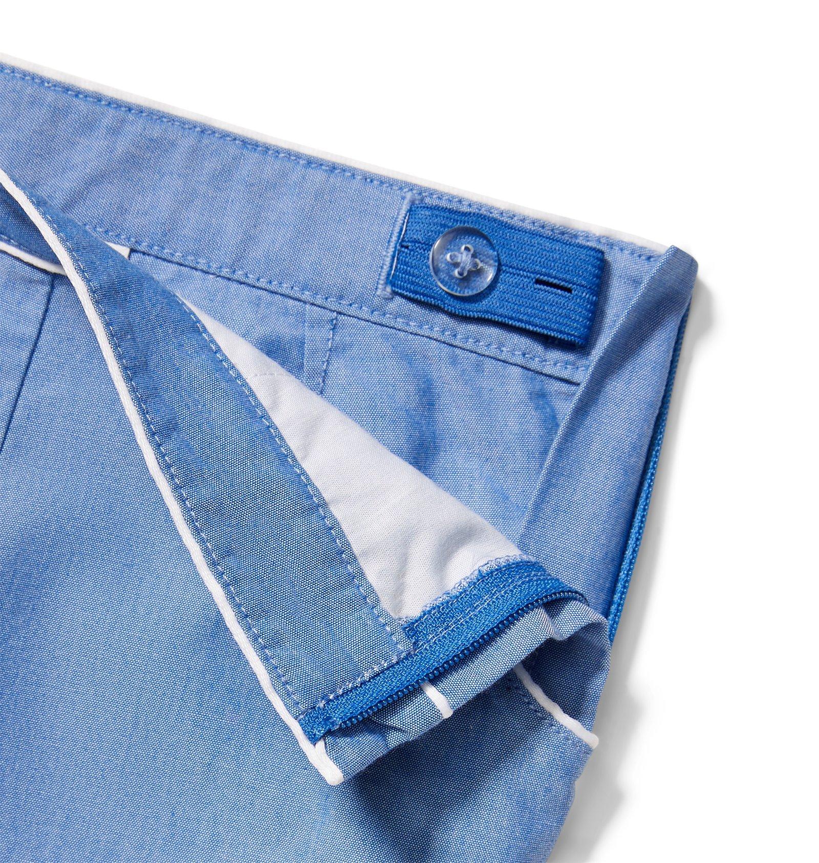 White Trim Chambray Short image number 3